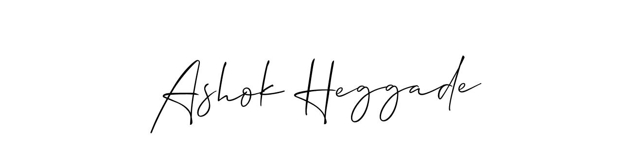 Make a short Ashok Heggade signature style. Manage your documents anywhere anytime using Allison_Script. Create and add eSignatures, submit forms, share and send files easily. Ashok Heggade signature style 2 images and pictures png