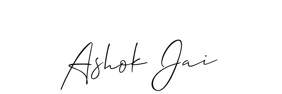 Make a short Ashok Jai signature style. Manage your documents anywhere anytime using Allison_Script. Create and add eSignatures, submit forms, share and send files easily. Ashok Jai signature style 2 images and pictures png