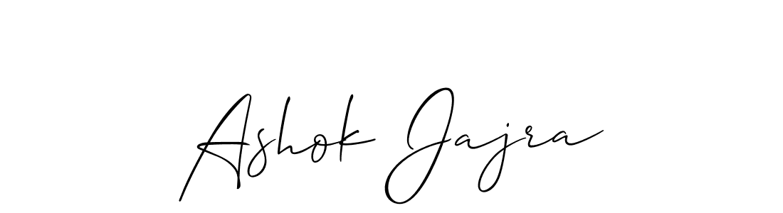 You should practise on your own different ways (Allison_Script) to write your name (Ashok Jajra) in signature. don't let someone else do it for you. Ashok Jajra signature style 2 images and pictures png