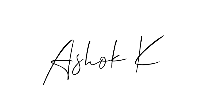 Once you've used our free online signature maker to create your best signature Allison_Script style, it's time to enjoy all of the benefits that Ashok K name signing documents. Ashok K signature style 2 images and pictures png