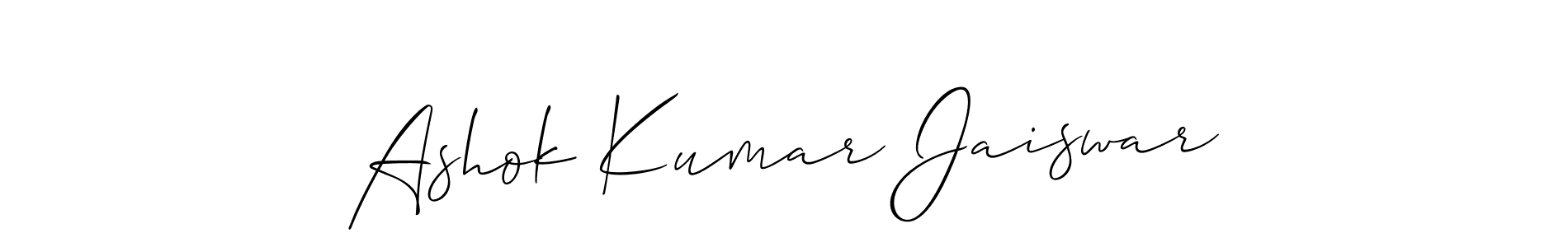 Make a beautiful signature design for name Ashok Kumar Jaiswar. Use this online signature maker to create a handwritten signature for free. Ashok Kumar Jaiswar signature style 2 images and pictures png