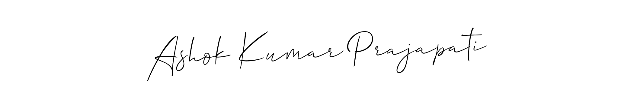 How to Draw Ashok Kumar Prajapati signature style? Allison_Script is a latest design signature styles for name Ashok Kumar Prajapati. Ashok Kumar Prajapati signature style 2 images and pictures png