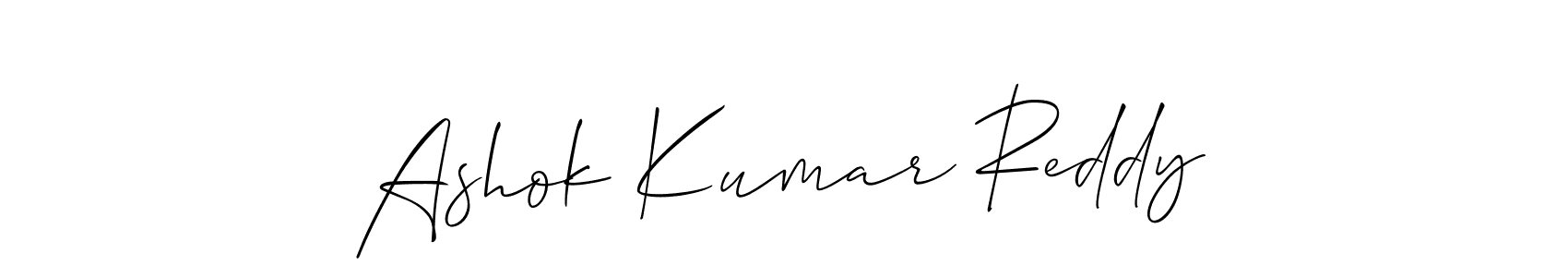 Design your own signature with our free online signature maker. With this signature software, you can create a handwritten (Allison_Script) signature for name Ashok Kumar Reddy. Ashok Kumar Reddy signature style 2 images and pictures png
