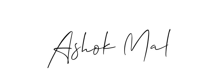 It looks lik you need a new signature style for name Ashok Mal. Design unique handwritten (Allison_Script) signature with our free signature maker in just a few clicks. Ashok Mal signature style 2 images and pictures png