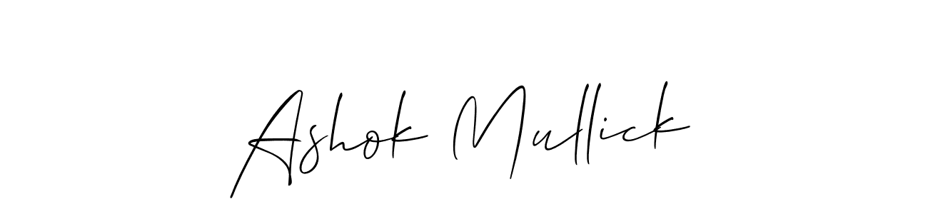 if you are searching for the best signature style for your name Ashok Mullick. so please give up your signature search. here we have designed multiple signature styles  using Allison_Script. Ashok Mullick signature style 2 images and pictures png