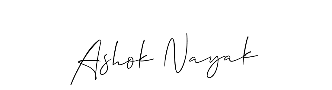 The best way (Allison_Script) to make a short signature is to pick only two or three words in your name. The name Ashok Nayak include a total of six letters. For converting this name. Ashok Nayak signature style 2 images and pictures png