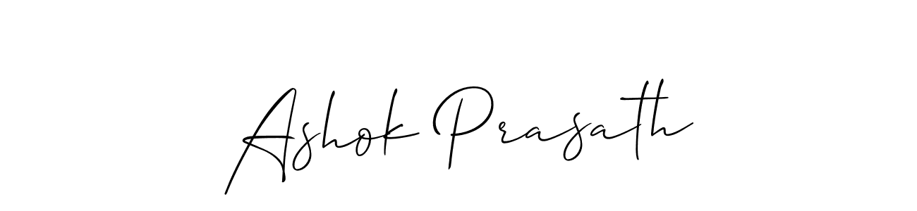This is the best signature style for the Ashok Prasath name. Also you like these signature font (Allison_Script). Mix name signature. Ashok Prasath signature style 2 images and pictures png