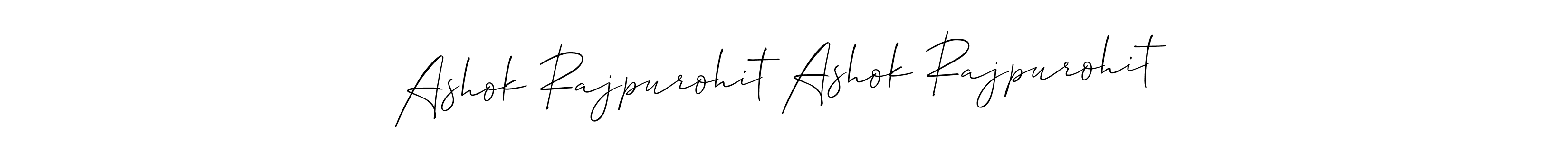 Make a beautiful signature design for name Ashok Rajpurohit Ashok Rajpurohit. Use this online signature maker to create a handwritten signature for free. Ashok Rajpurohit Ashok Rajpurohit signature style 2 images and pictures png