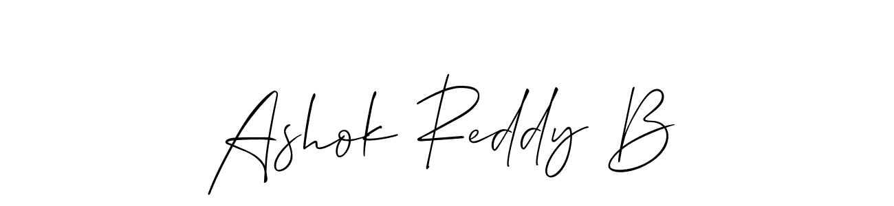 It looks lik you need a new signature style for name Ashok Reddy B. Design unique handwritten (Allison_Script) signature with our free signature maker in just a few clicks. Ashok Reddy B signature style 2 images and pictures png