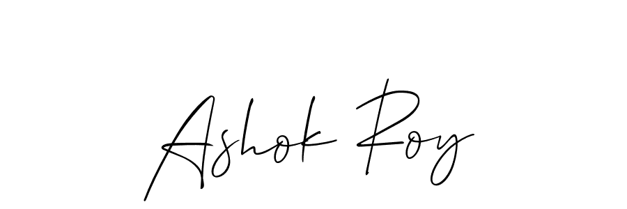 How to make Ashok Roy signature? Allison_Script is a professional autograph style. Create handwritten signature for Ashok Roy name. Ashok Roy signature style 2 images and pictures png