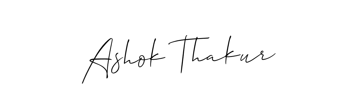 It looks lik you need a new signature style for name Ashok Thakur. Design unique handwritten (Allison_Script) signature with our free signature maker in just a few clicks. Ashok Thakur signature style 2 images and pictures png