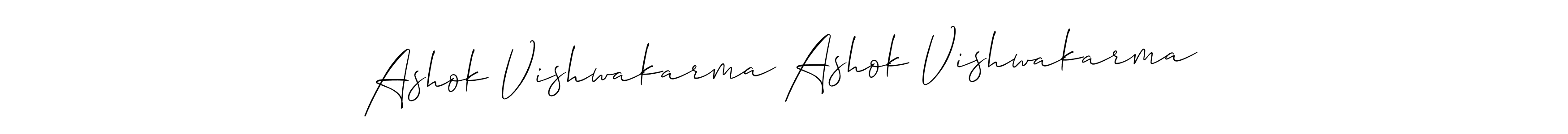 It looks lik you need a new signature style for name Ashok Vishwakarma Ashok Vishwakarma. Design unique handwritten (Allison_Script) signature with our free signature maker in just a few clicks. Ashok Vishwakarma Ashok Vishwakarma signature style 2 images and pictures png