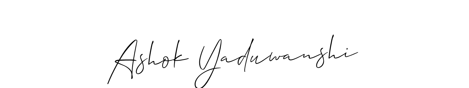 Check out images of Autograph of Ashok Yaduwanshi name. Actor Ashok Yaduwanshi Signature Style. Allison_Script is a professional sign style online. Ashok Yaduwanshi signature style 2 images and pictures png