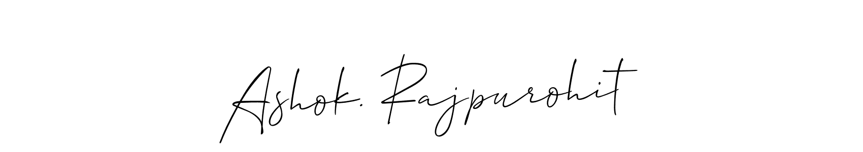 Make a beautiful signature design for name Ashok. Rajpurohit. Use this online signature maker to create a handwritten signature for free. Ashok. Rajpurohit signature style 2 images and pictures png