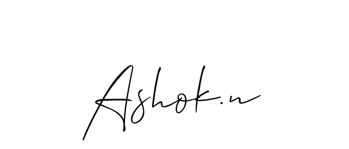 You can use this online signature creator to create a handwritten signature for the name Ashok.n. This is the best online autograph maker. Ashok.n signature style 2 images and pictures png