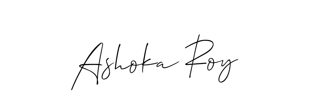 Also we have Ashoka Roy name is the best signature style. Create professional handwritten signature collection using Allison_Script autograph style. Ashoka Roy signature style 2 images and pictures png