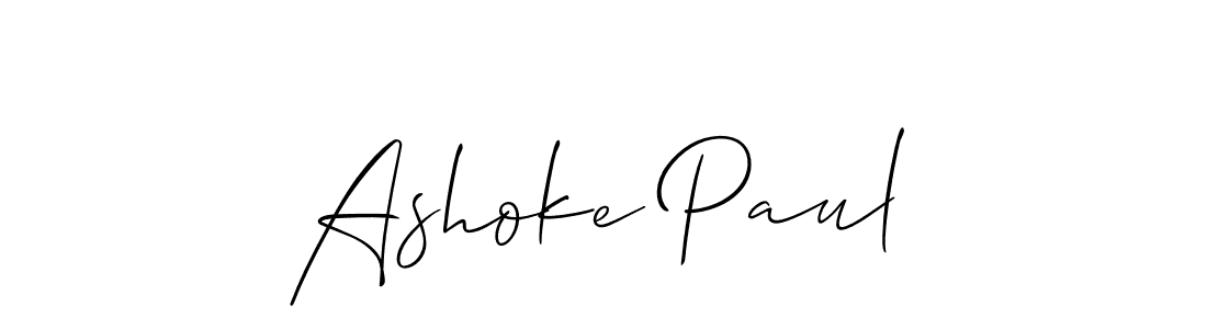 Make a beautiful signature design for name Ashoke Paul. Use this online signature maker to create a handwritten signature for free. Ashoke Paul signature style 2 images and pictures png