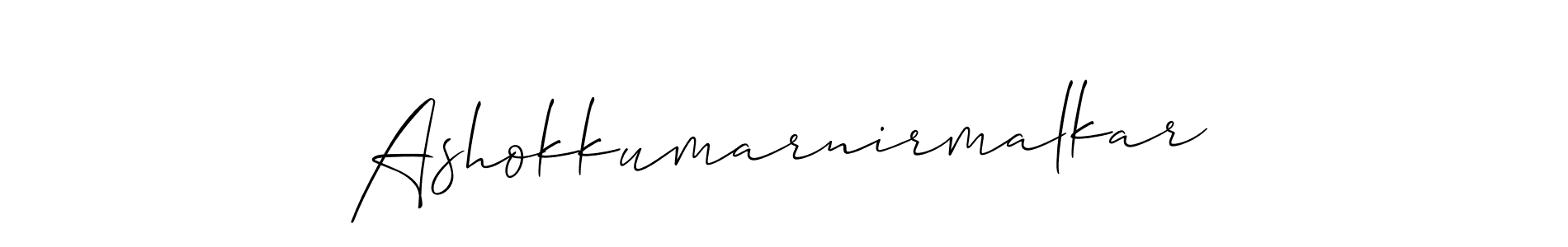 Make a beautiful signature design for name Ashokkumarnirmalkar. Use this online signature maker to create a handwritten signature for free. Ashokkumarnirmalkar signature style 2 images and pictures png