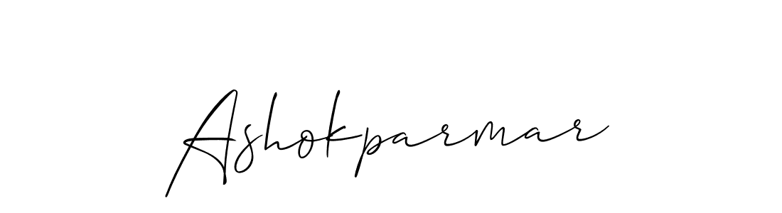 Also we have Ashokparmar name is the best signature style. Create professional handwritten signature collection using Allison_Script autograph style. Ashokparmar signature style 2 images and pictures png