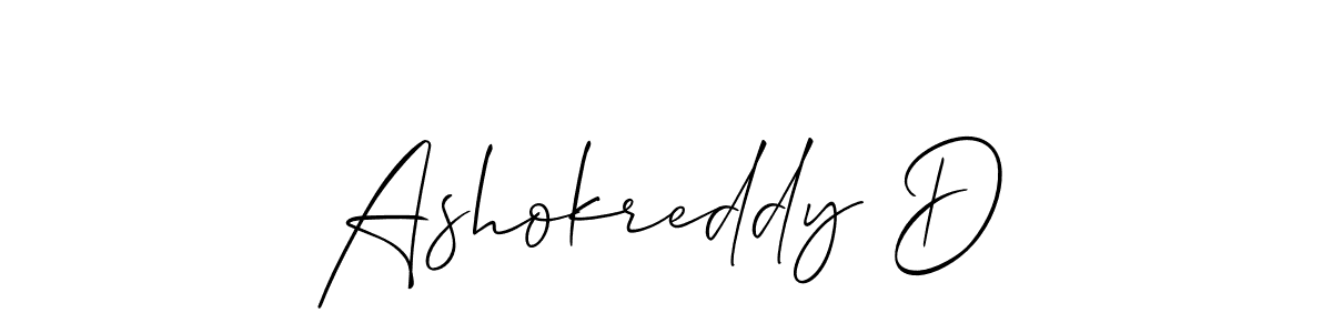Once you've used our free online signature maker to create your best signature Allison_Script style, it's time to enjoy all of the benefits that Ashokreddy D name signing documents. Ashokreddy D signature style 2 images and pictures png