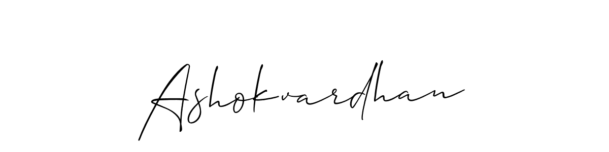 Make a short Ashokvardhan signature style. Manage your documents anywhere anytime using Allison_Script. Create and add eSignatures, submit forms, share and send files easily. Ashokvardhan signature style 2 images and pictures png