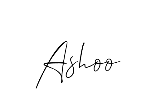 Make a beautiful signature design for name Ashoo. With this signature (Allison_Script) style, you can create a handwritten signature for free. Ashoo signature style 2 images and pictures png