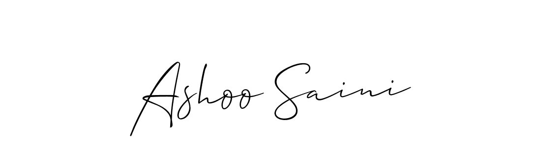 Once you've used our free online signature maker to create your best signature Allison_Script style, it's time to enjoy all of the benefits that Ashoo Saini name signing documents. Ashoo Saini signature style 2 images and pictures png