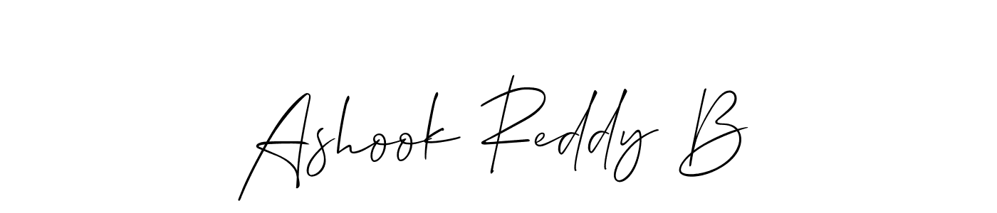 Allison_Script is a professional signature style that is perfect for those who want to add a touch of class to their signature. It is also a great choice for those who want to make their signature more unique. Get Ashook Reddy B name to fancy signature for free. Ashook Reddy B signature style 2 images and pictures png