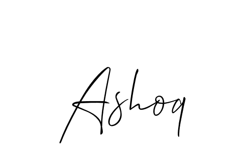 You should practise on your own different ways (Allison_Script) to write your name (Ashoq) in signature. don't let someone else do it for you. Ashoq signature style 2 images and pictures png
