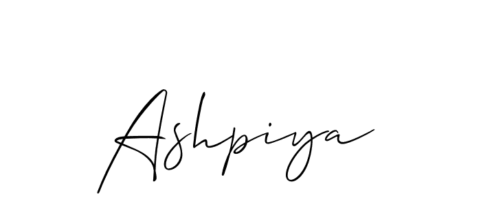 Also You can easily find your signature by using the search form. We will create Ashpiya name handwritten signature images for you free of cost using Allison_Script sign style. Ashpiya signature style 2 images and pictures png