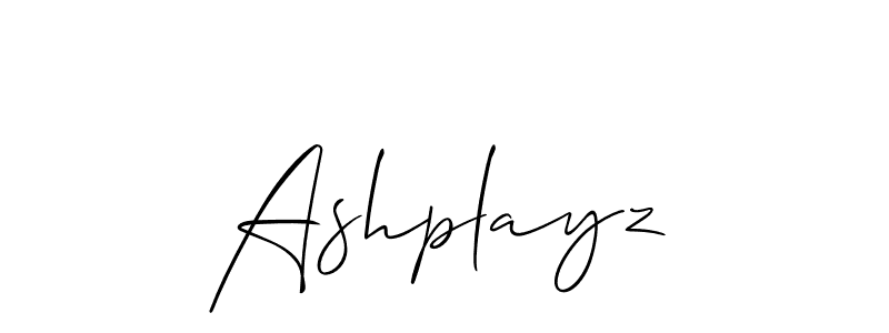 Best and Professional Signature Style for Ashplayz. Allison_Script Best Signature Style Collection. Ashplayz signature style 2 images and pictures png