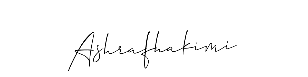 Also we have Ashrafhakimi name is the best signature style. Create professional handwritten signature collection using Allison_Script autograph style. Ashrafhakimi signature style 2 images and pictures png
