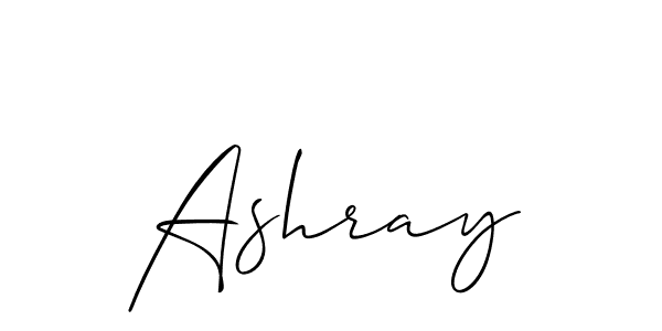 Best and Professional Signature Style for Ashray. Allison_Script Best Signature Style Collection. Ashray signature style 2 images and pictures png