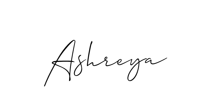 Ashreya stylish signature style. Best Handwritten Sign (Allison_Script) for my name. Handwritten Signature Collection Ideas for my name Ashreya. Ashreya signature style 2 images and pictures png