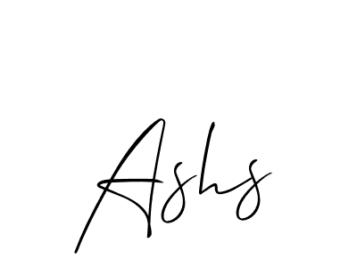 Best and Professional Signature Style for Ashs. Allison_Script Best Signature Style Collection. Ashs signature style 2 images and pictures png