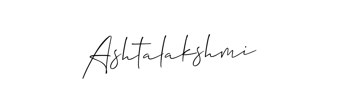 How to make Ashtalakshmi name signature. Use Allison_Script style for creating short signs online. This is the latest handwritten sign. Ashtalakshmi signature style 2 images and pictures png