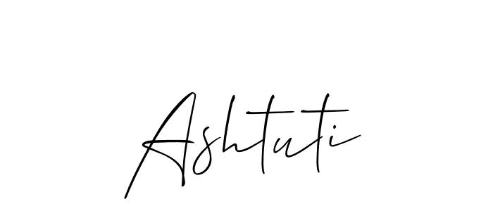 It looks lik you need a new signature style for name Ashtuti. Design unique handwritten (Allison_Script) signature with our free signature maker in just a few clicks. Ashtuti signature style 2 images and pictures png