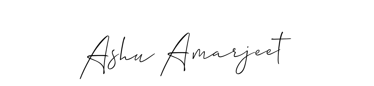 Best and Professional Signature Style for Ashu Amarjeet. Allison_Script Best Signature Style Collection. Ashu Amarjeet signature style 2 images and pictures png