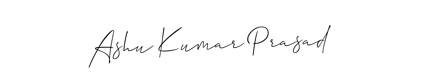 Make a short Ashu Kumar Prasad signature style. Manage your documents anywhere anytime using Allison_Script. Create and add eSignatures, submit forms, share and send files easily. Ashu Kumar Prasad signature style 2 images and pictures png