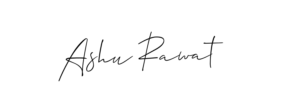 Best and Professional Signature Style for Ashu Rawat. Allison_Script Best Signature Style Collection. Ashu Rawat signature style 2 images and pictures png