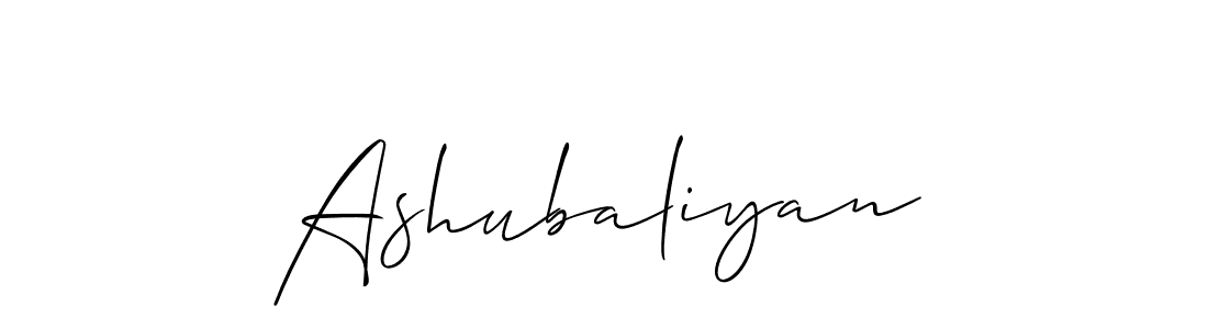 Once you've used our free online signature maker to create your best signature Allison_Script style, it's time to enjoy all of the benefits that Ashubaliyan name signing documents. Ashubaliyan signature style 2 images and pictures png