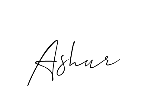 Similarly Allison_Script is the best handwritten signature design. Signature creator online .You can use it as an online autograph creator for name Ashur. Ashur signature style 2 images and pictures png