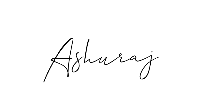Also we have Ashuraj name is the best signature style. Create professional handwritten signature collection using Allison_Script autograph style. Ashuraj signature style 2 images and pictures png