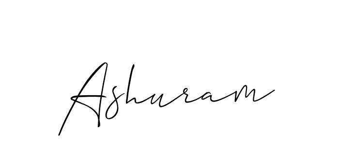 How to make Ashuram signature? Allison_Script is a professional autograph style. Create handwritten signature for Ashuram name. Ashuram signature style 2 images and pictures png