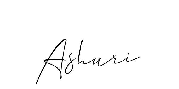 Make a beautiful signature design for name Ashuri. Use this online signature maker to create a handwritten signature for free. Ashuri signature style 2 images and pictures png