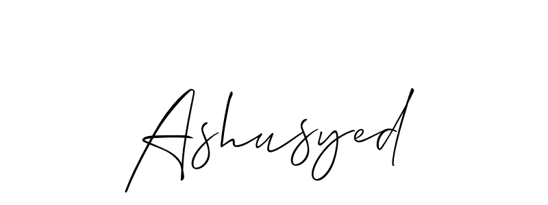 Allison_Script is a professional signature style that is perfect for those who want to add a touch of class to their signature. It is also a great choice for those who want to make their signature more unique. Get Ashusyed name to fancy signature for free. Ashusyed signature style 2 images and pictures png