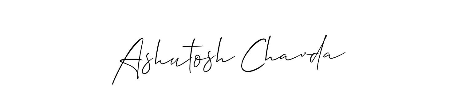 The best way (Allison_Script) to make a short signature is to pick only two or three words in your name. The name Ashutosh Chavda include a total of six letters. For converting this name. Ashutosh Chavda signature style 2 images and pictures png