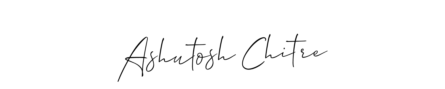 Use a signature maker to create a handwritten signature online. With this signature software, you can design (Allison_Script) your own signature for name Ashutosh Chitre. Ashutosh Chitre signature style 2 images and pictures png