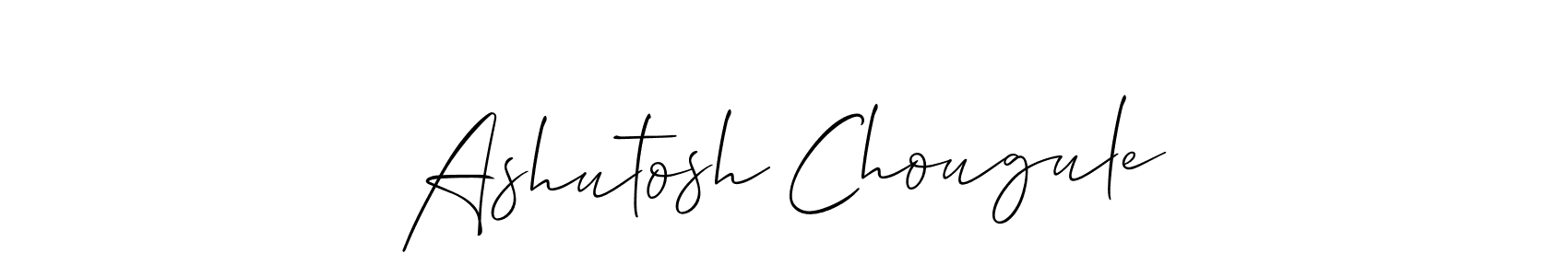 It looks lik you need a new signature style for name Ashutosh Chougule. Design unique handwritten (Allison_Script) signature with our free signature maker in just a few clicks. Ashutosh Chougule signature style 2 images and pictures png