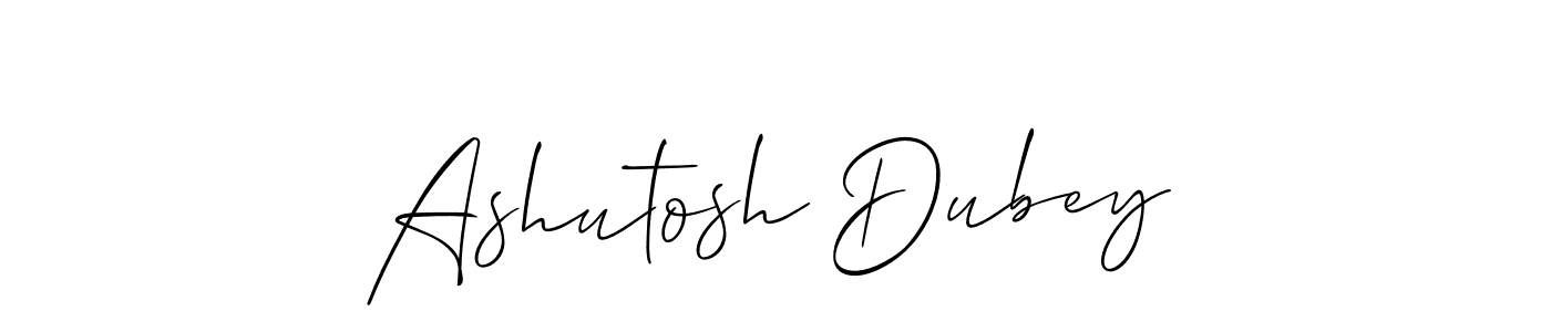 How to make Ashutosh Dubey signature? Allison_Script is a professional autograph style. Create handwritten signature for Ashutosh Dubey name. Ashutosh Dubey signature style 2 images and pictures png